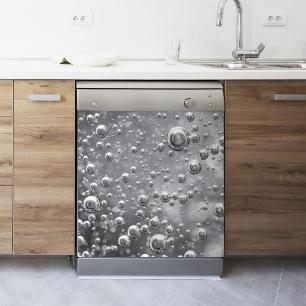 Dishwasher wall decal air bubbles